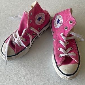 Pink Chuck Taylor’s kids